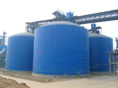 东明水泥钢板库改造